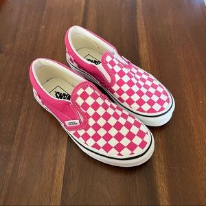Vans Classic Checkerboard Slip On Kids 13